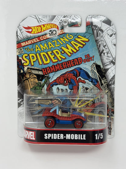 Hot Wheels Retro Entertainment Marvel Spider-Mobile 1:64 Diecast