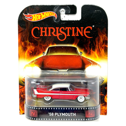 Hot Wheels Retro Entertainment Christine 1958 Plymouth Fury 1:64 Diecast Red
