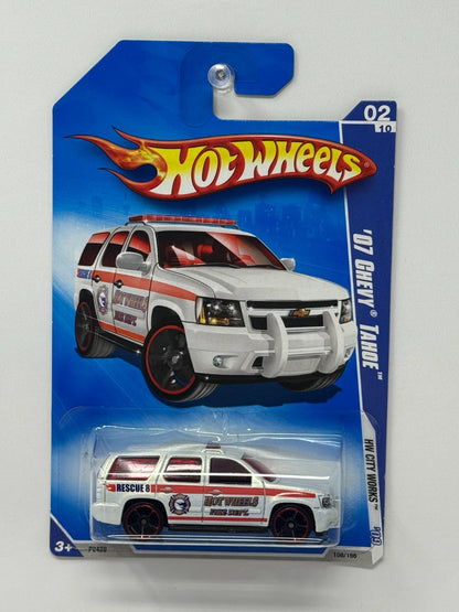Hot Wheels City Works 2007 Chevy Tahoe 1:64 Diecast V2