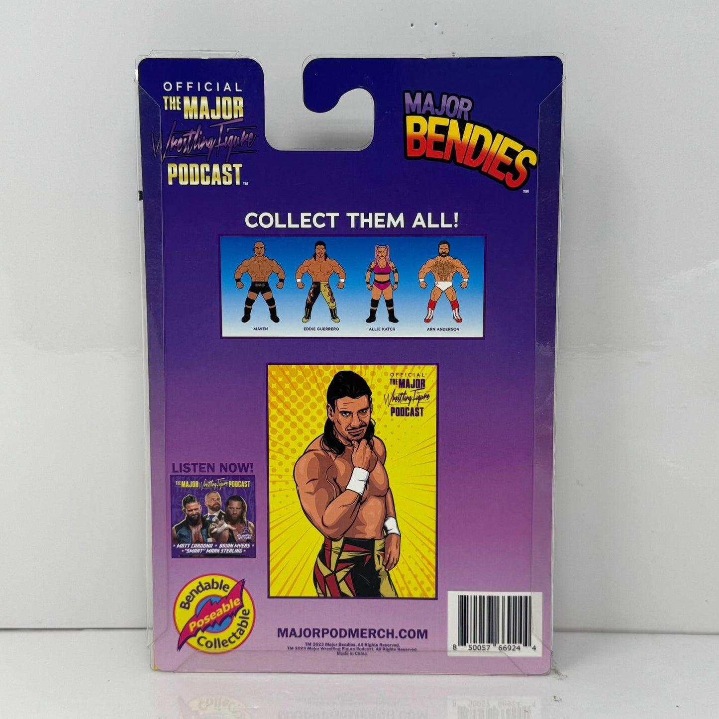 Major Bendies Eddie Guerrero Wrestling Figure