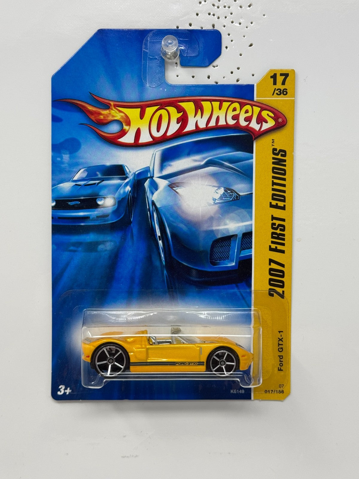 Hot Wheels First Editions Ford GTX-1 1:64 Diecast Yellow