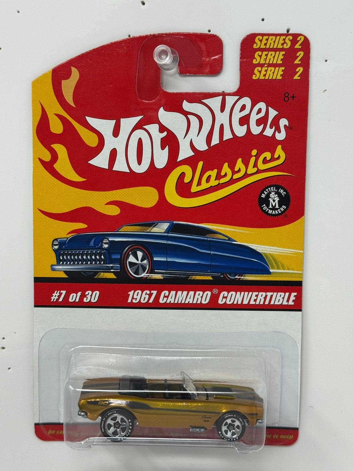 Hot Wheels Classics 1967 Camaro Convertible 1:64 Diecast ERROR