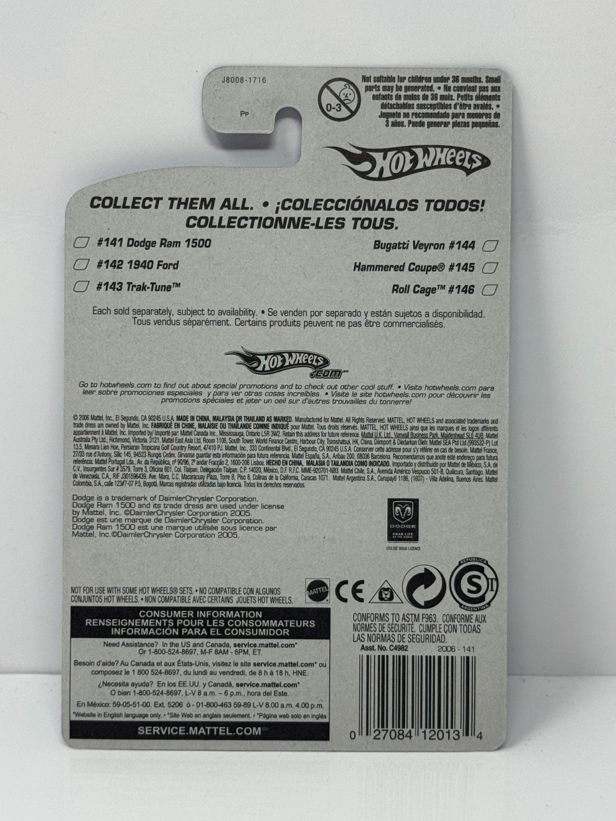 Hot Wheels Dodge Ram 1500 1:64 Diecast