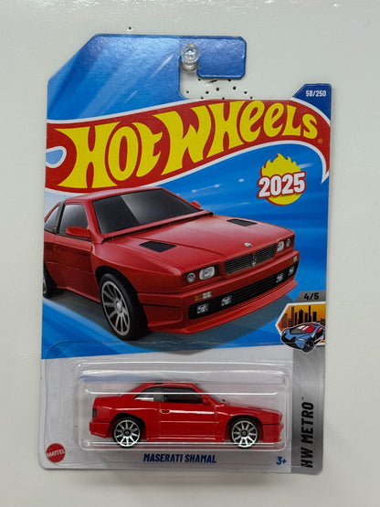 Hot Wheels Metro Maserati Shamal 1:64 Diecast