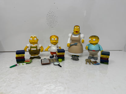 Simpsons World of Springfield Cafeteria Lunchlady Doris School Playmates Playset