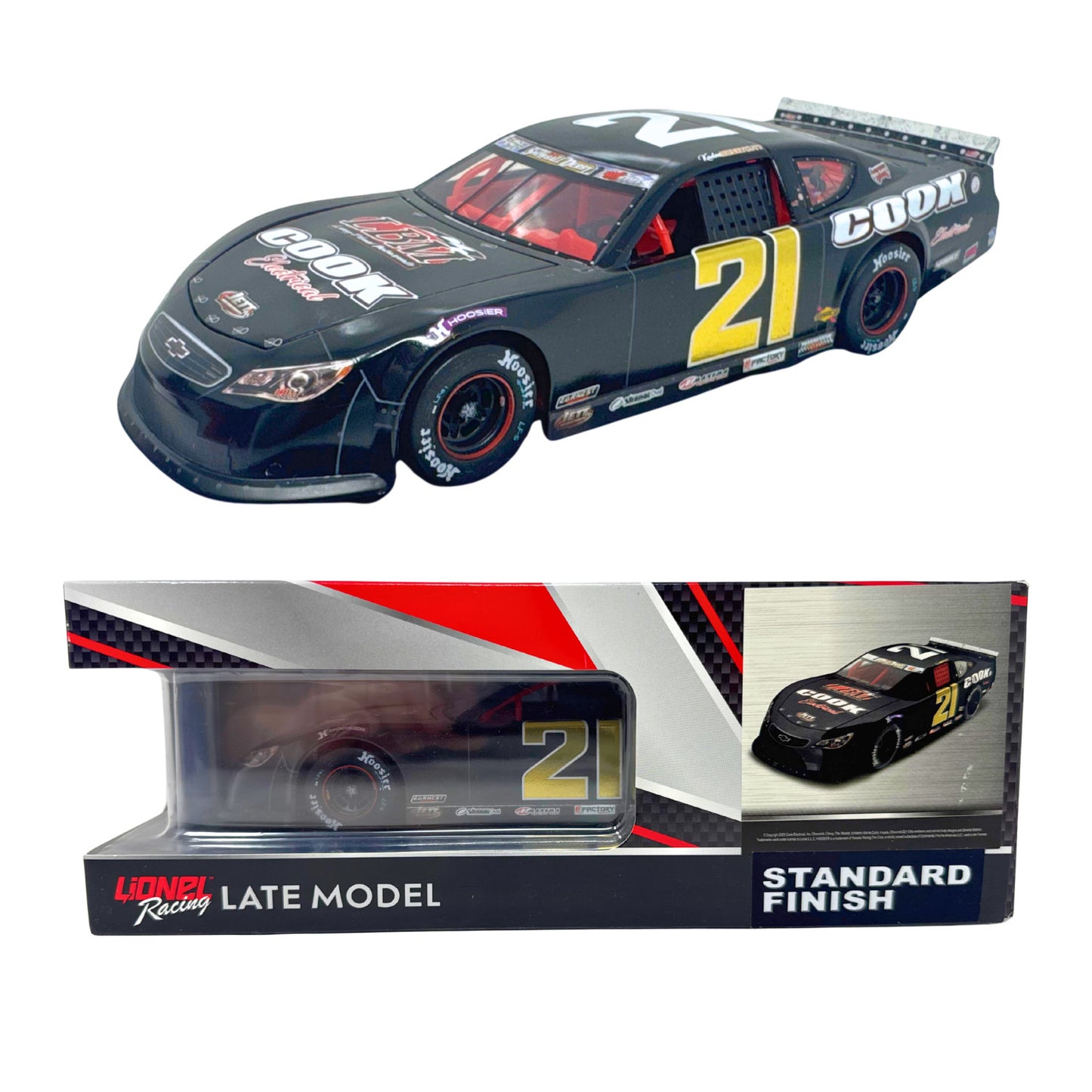 Lionel Nascar #21 Kaden Honeycutt Cook Electrical Snowball Derby 1:24 Diecast