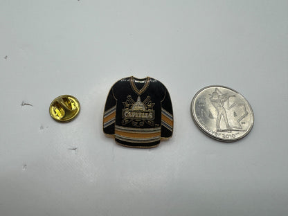 Washington Capitals 2000s Black Jersey NHL Hockey Lapel Pin