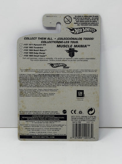 Hot Wheels Muscle Mania 1964 Buick Riviera 1:64 Diecast Copper V2