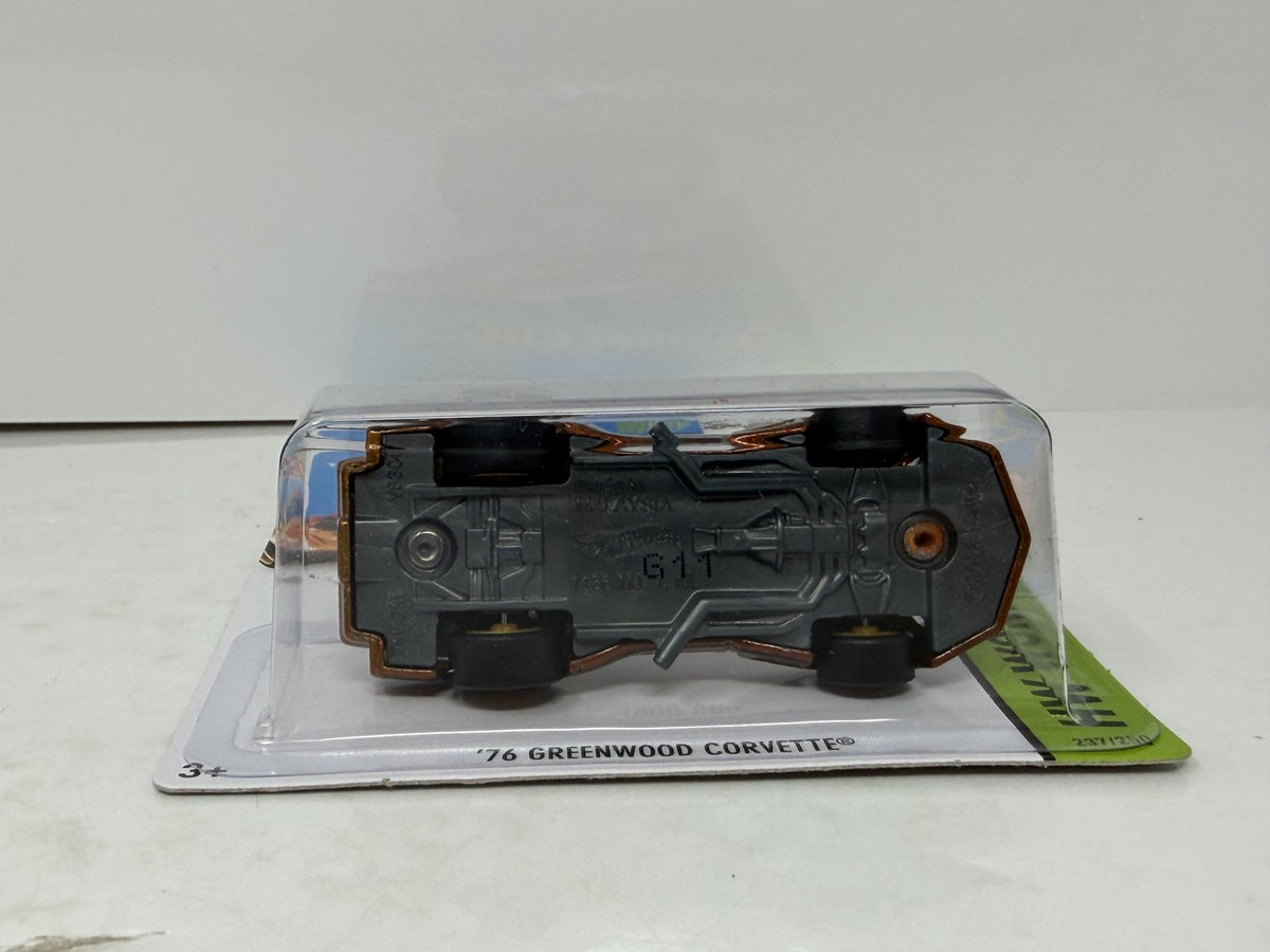 Hot Wheels Super Treasure Hunt 1976 Greenwood Corvette 1:64 Diecast STH