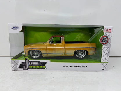 Jada 1985 Chevrolet C10 Pickup Truck Just Trucks Series 1:24 Diecast (Rusted)