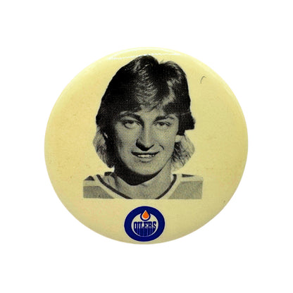 Wayne Gretzky Edmonton Oilers NHL Hockey Button Pin