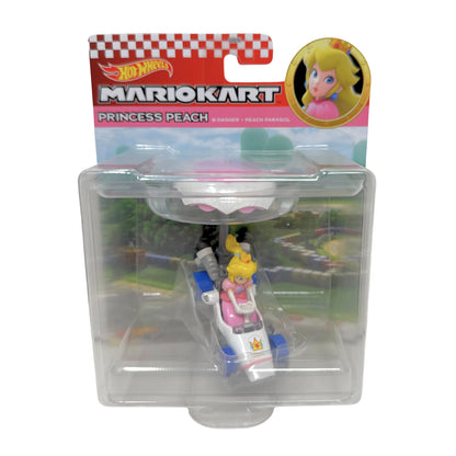 Hot Wheels Mario Kart Princess Peach B-Dasher Peach Parasol 1:64 Diecast