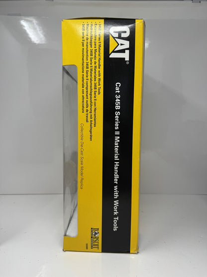 Norscot CAT 345B Series II Material Handler with Work Tools 1:50 Scale Diecast