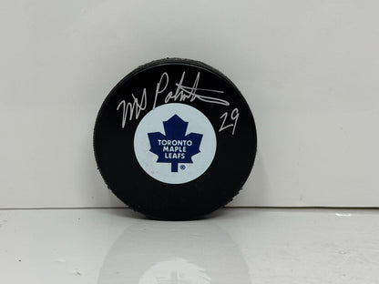 Mike Palmateer Toronto Maple Leafs Signed NHL Autograph Puck Silver Auto