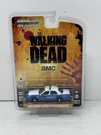 Greenlight Hollywood The Walking Dead Ford Crown Victoria Police 1:64 Diecast