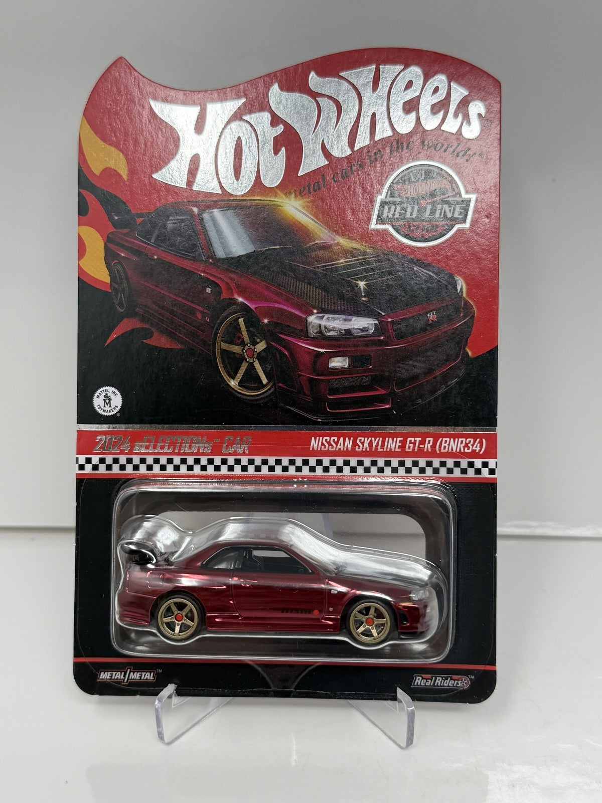 Hot Wheels RLC Red Line Club Selections Nissan Skyline GT-R BNR34 1:64 Diecast
