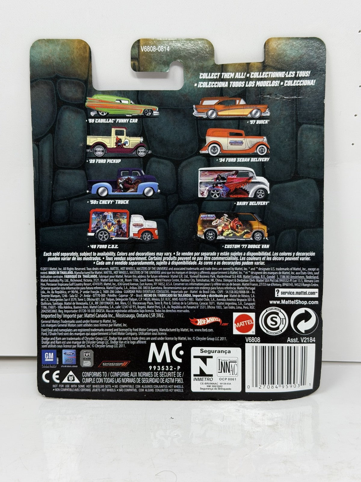 Hot Wheels Masters of the Universe 1949 Ford C.O.E. 1:64 Diecast Real Riders