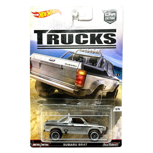 Hot Wheels Trucks Subaru BRAT 1:64 Diecast Real Riders
