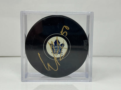 Erik Kallgren Toronto Maple Leafs Signed NHL Autograph Puck Gold Auto