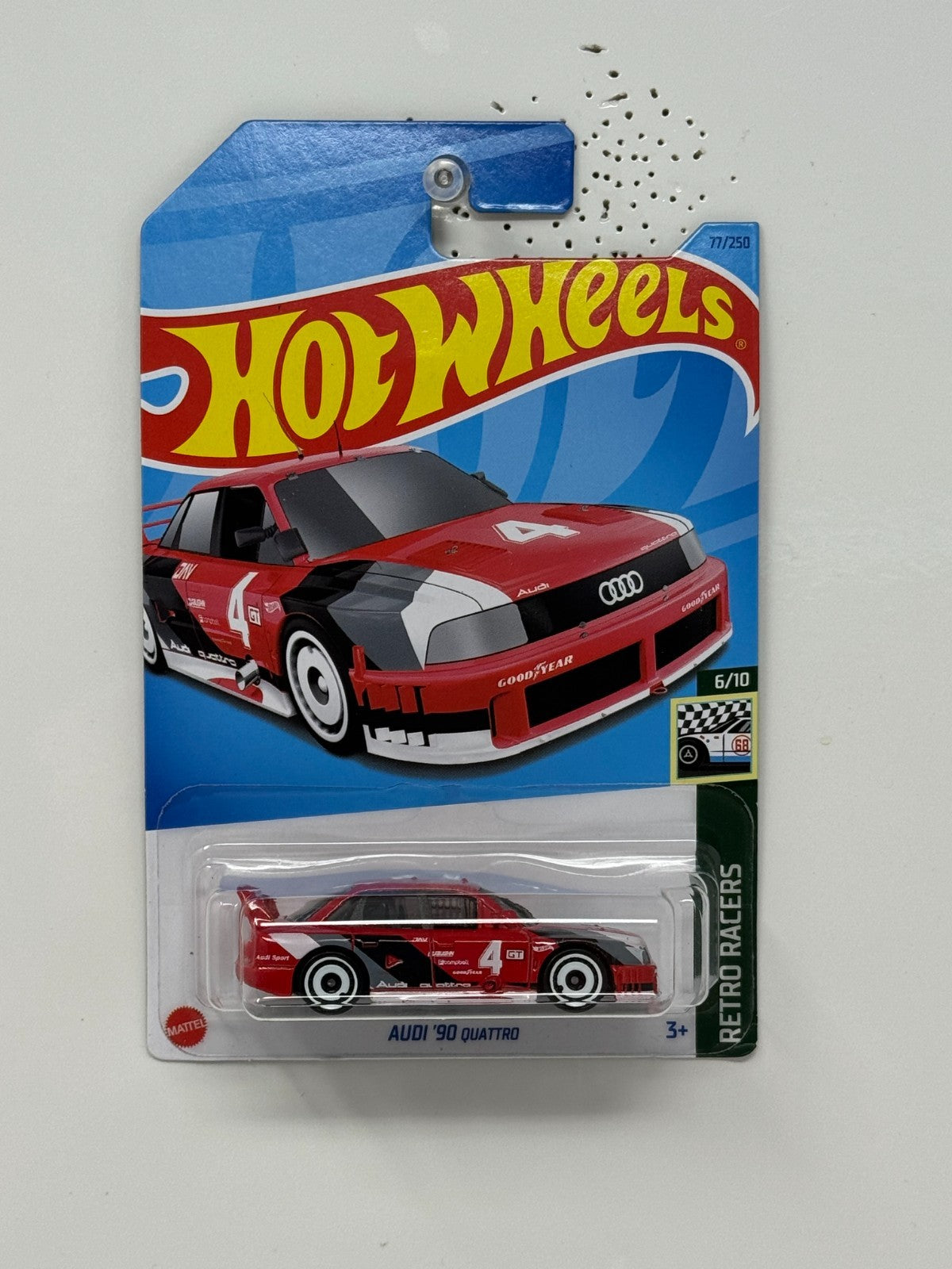 Hot Wheels Retro Racers Audi 90 Quattro 1:64 Diecast Red