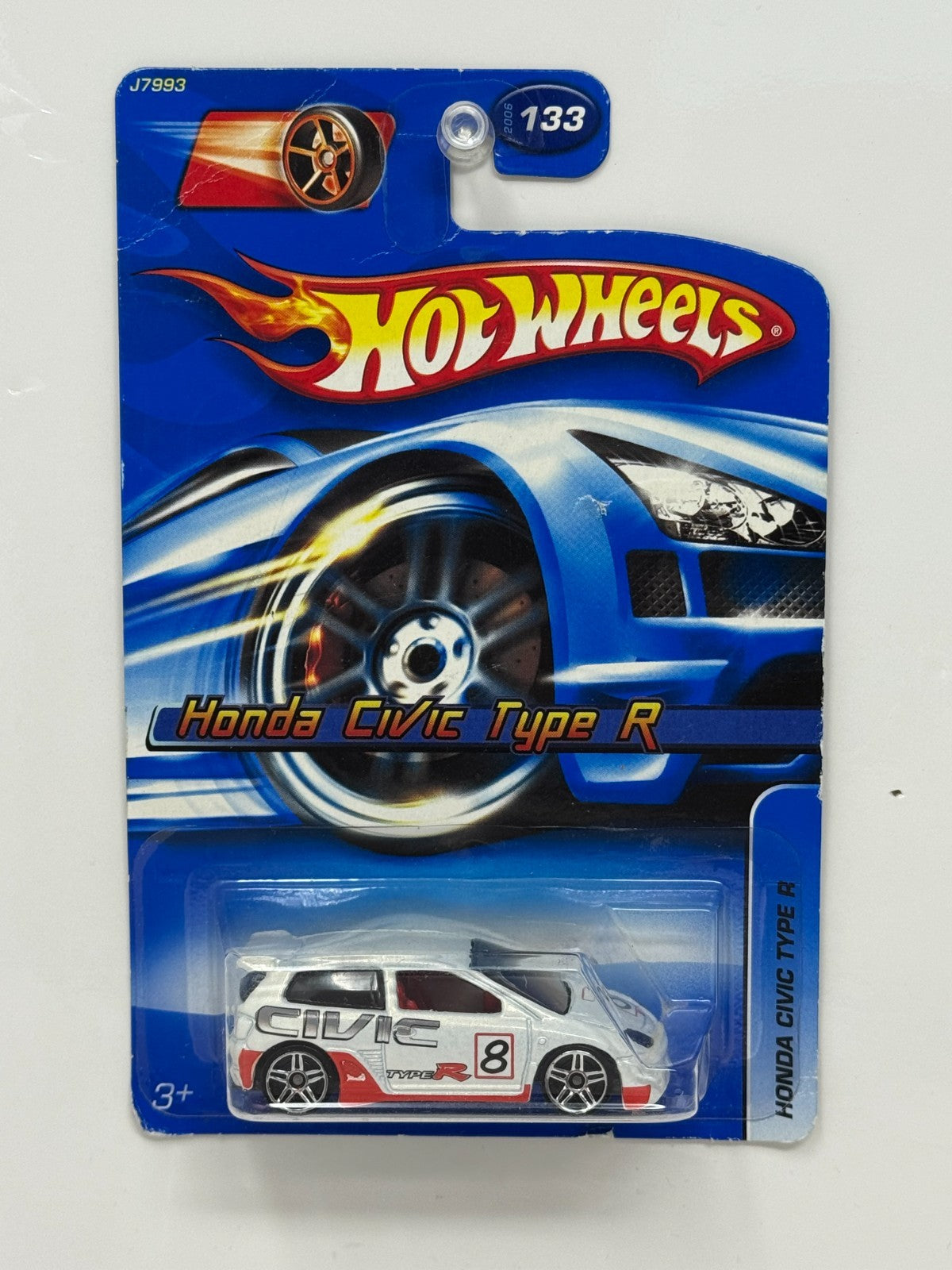 Hot Wheels Honda Civic Type R 1:64 Diecast White