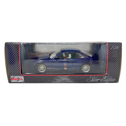 Maisto 1990 BMW 850i Silver Edition 1:18 Diecast