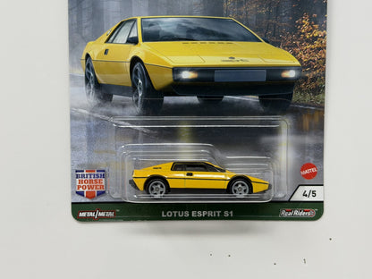 Hot Wheels Premium British Horse Power Lotus Esprit S1 1:64 Diecast