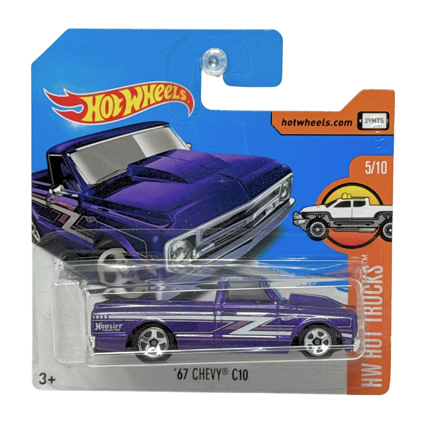 Hot Wheels Hot Trucks 1967 Chevy C10 1:64 Diecast Short Card