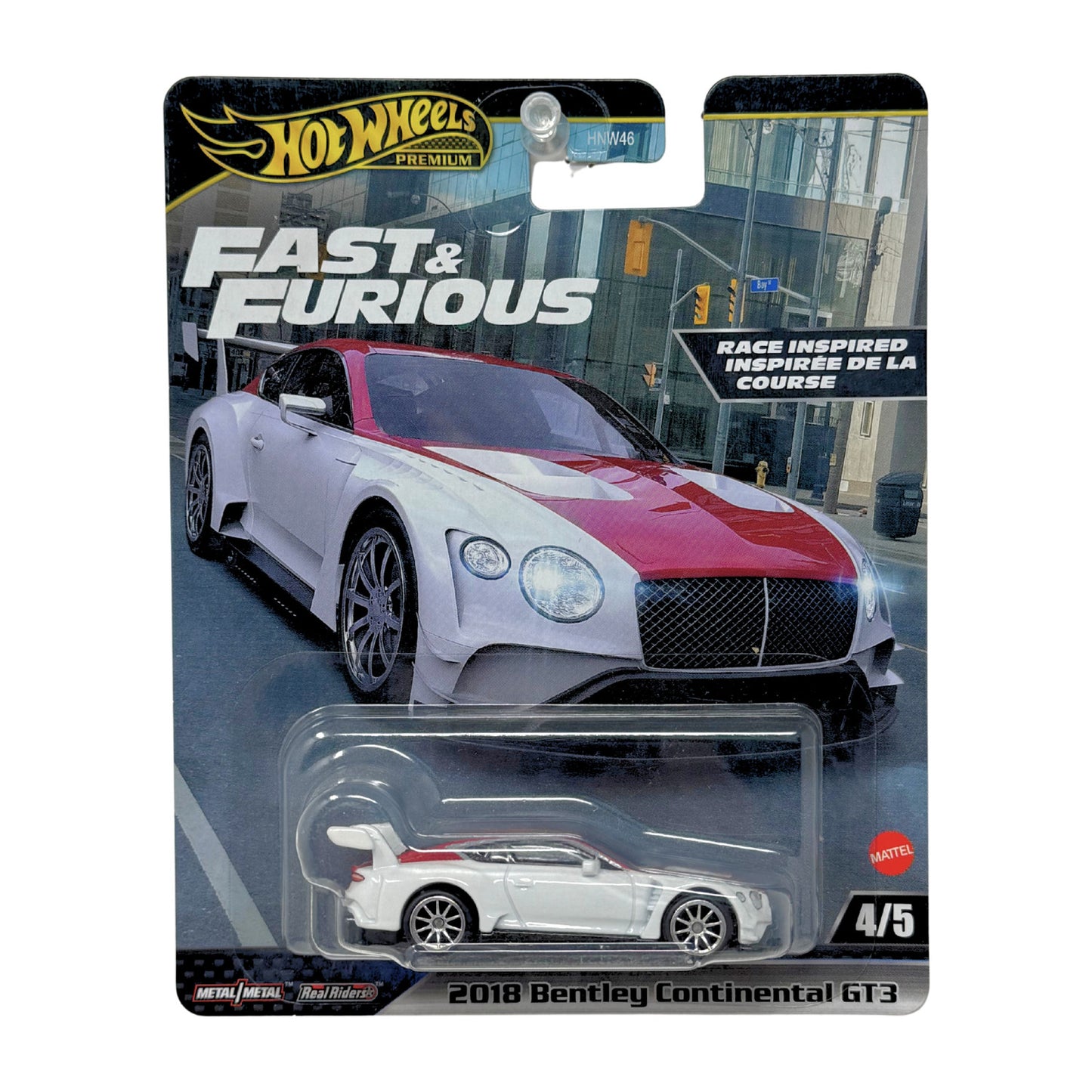 Hot Wheels Premium Fast & Furious 2018 Bentley Continental GT3 1:64 Diecast
