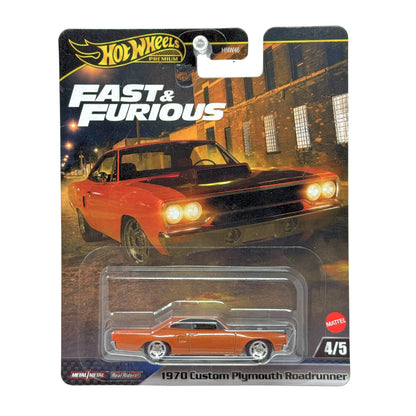Hot Wheels Premium Fast & Furious 1970 Plymouth Roadrunner 1:64 Diecast