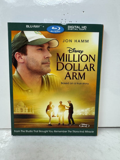 Million Dollar Arm (Blu-ray) Disney Jon Hamm Sports Drama Movie