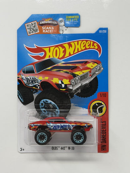 Hot Wheels HW Daredevils Oldsmobile 442 W-30 1:64 Diecast Red