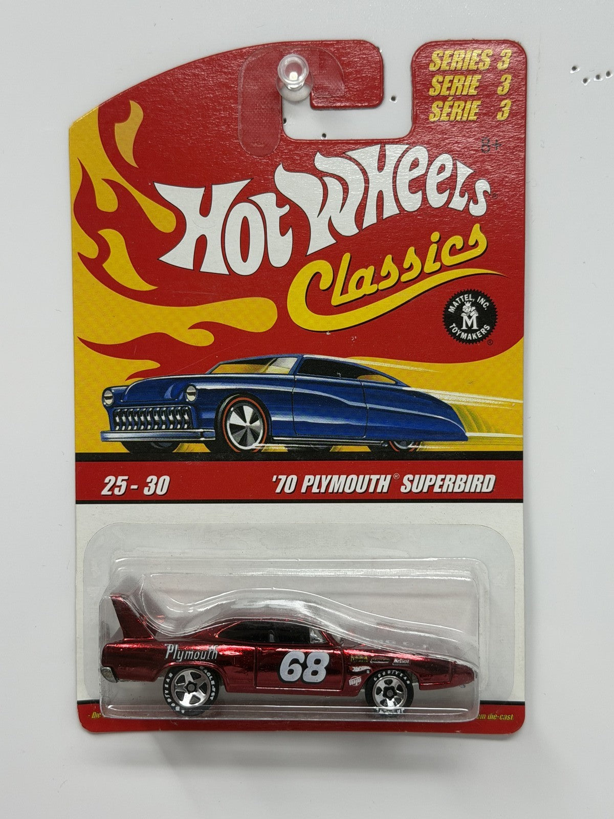 Hot Wheels Classics Series 3 1970 Plymouth Superbird 1:64 Diecast Red