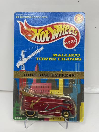 Hot Wheels Malleco Tower Cranes High Rise Express VW Drag Bus 1:64 Diecast
