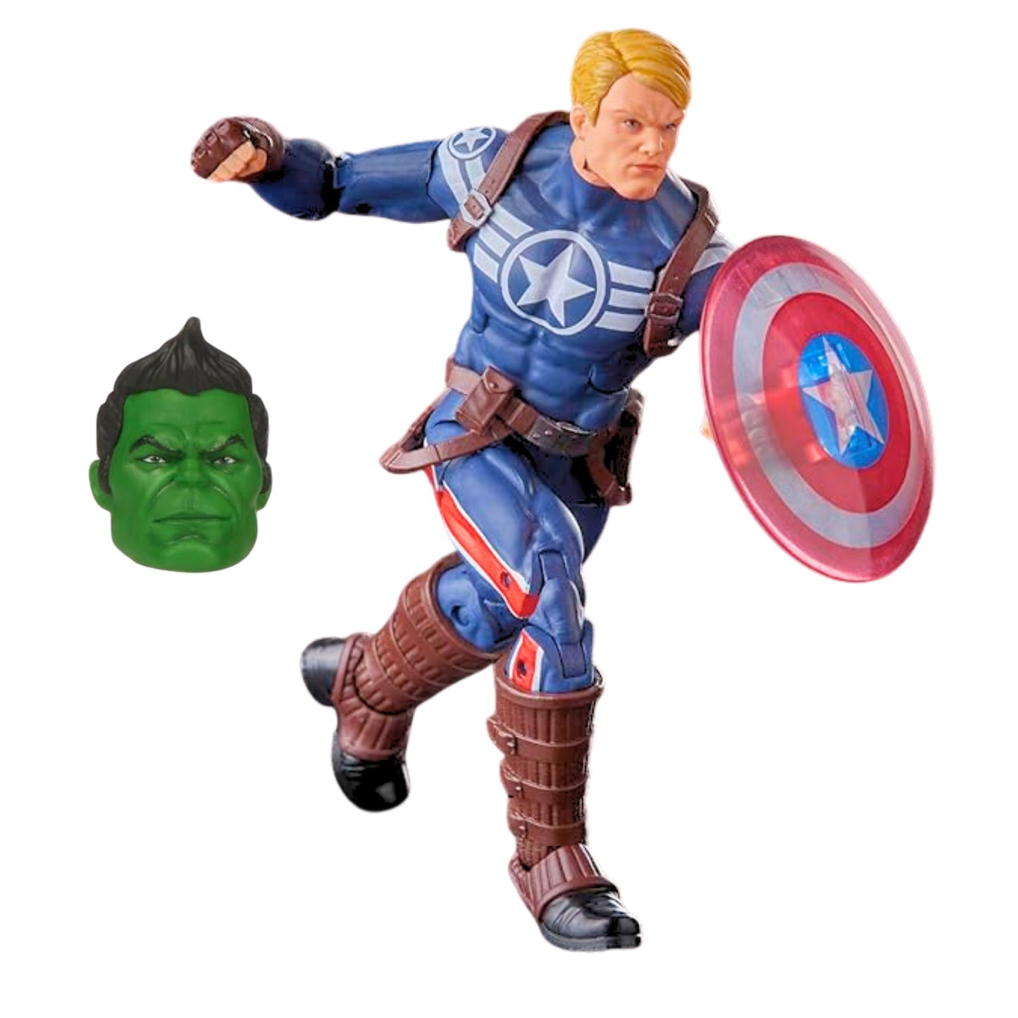 Marvel Legends Commander Rogers Action Figure w/ Totally Awesome Hulk BAF Piece