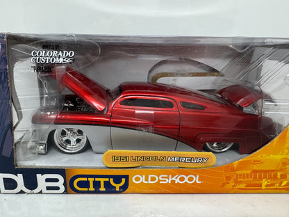 Jada Dub City OldSkool 1951 Lincoln Mercury 1:24 Diecast Colorado Custom Wheels