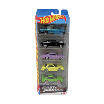 Hot Wheels Fast & Furious 5 Car Gift Set 1:64 Diecast