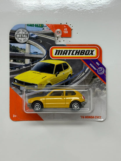 Matchbox MBX Highway 1976 Honda CVCC 1:64 Diecast Short Card