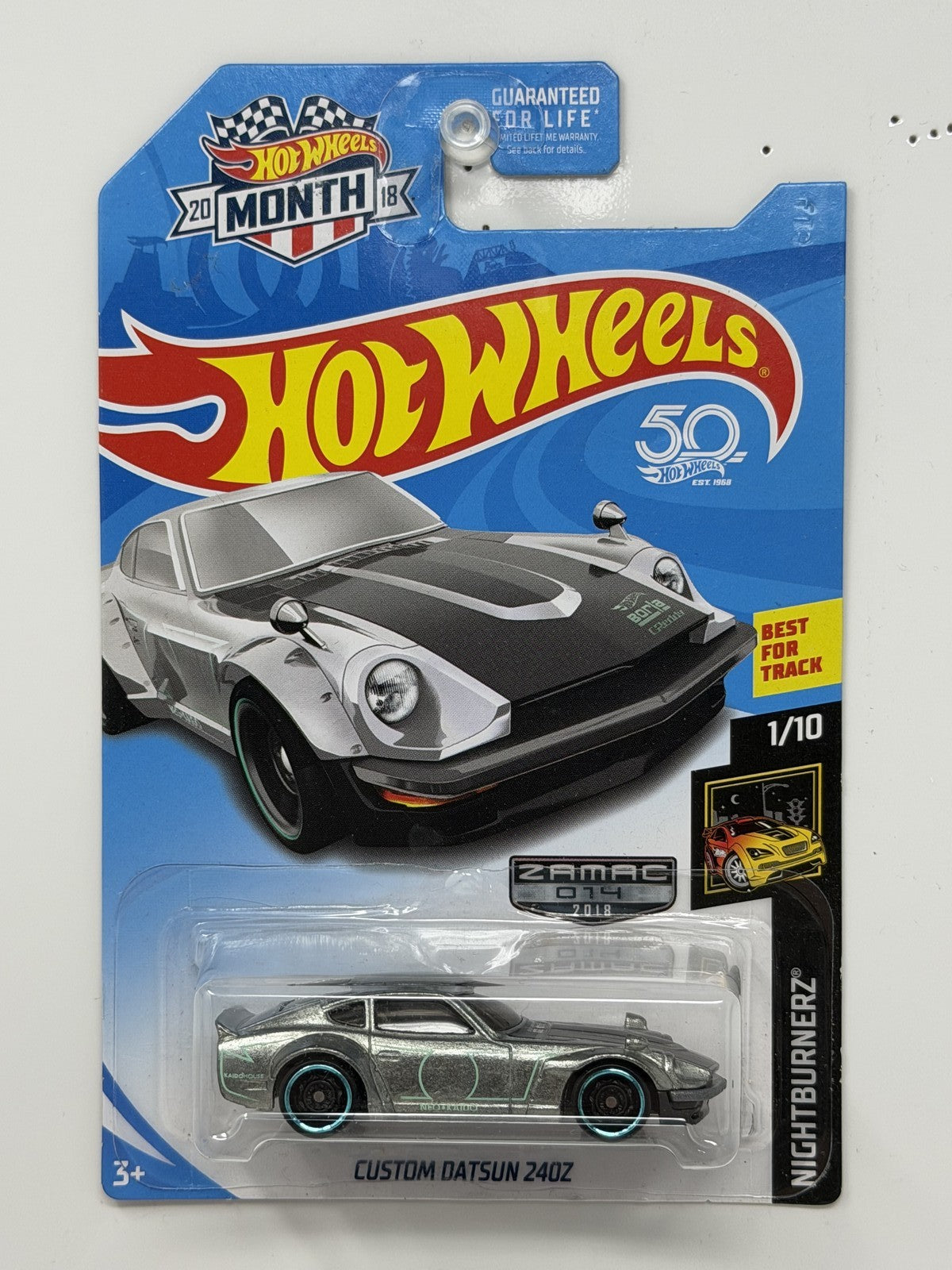 Hot Wheels ZAMAC Nightburnerz Custom Datsun 240Z 1:64 Diecast