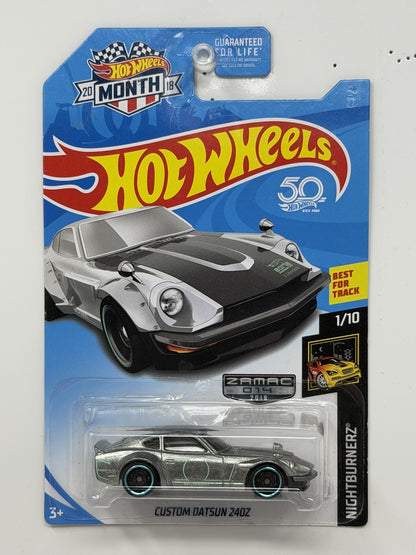Hot Wheels ZAMAC Nightburnerz Custom Datsun 240Z 1:64 Diecast