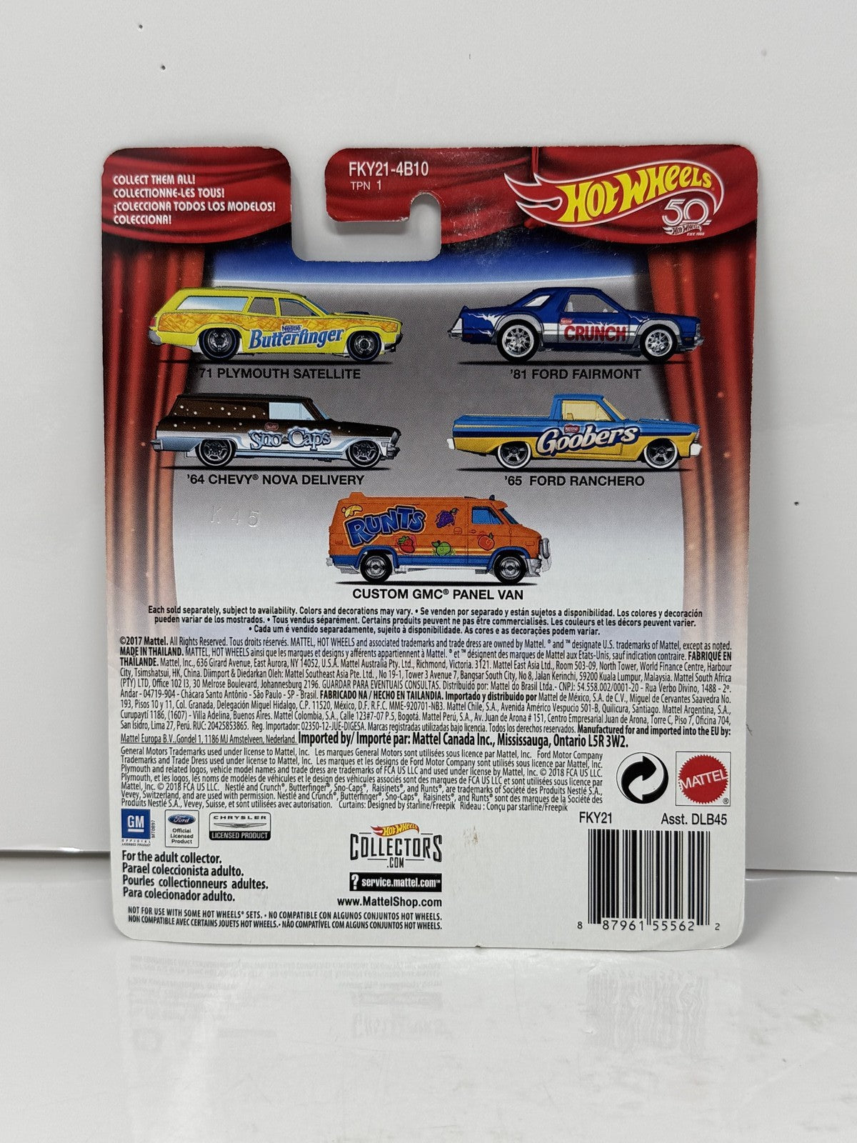 Hot Wheels Nestle Crunch 1981 Ford Fairmont 1:64 Diecast Real Riders