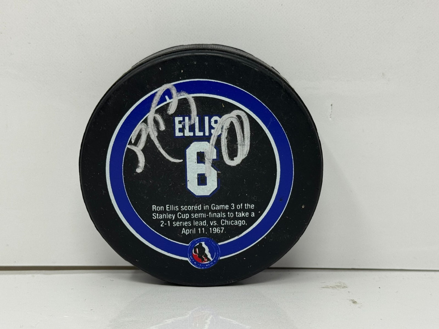 Tim Connolly Toronto Maple Leafs Signed NHL Autograph Puck Silver Auto