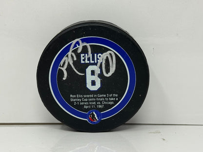 Tim Connolly Toronto Maple Leafs Signed NHL Autograph Puck Silver Auto