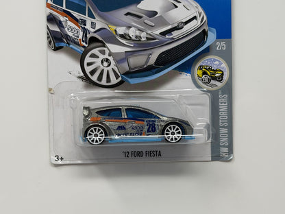 Hot Wheels ZAMAC HW Snow Stormers 2012 Ford Fiesta 1:64 Diecast