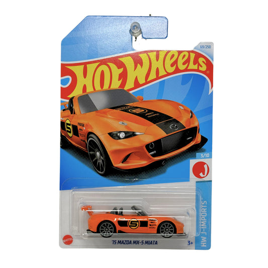 Hot Wheels HW J-Imports 2015 Mazda MX-5 Miata 1:64 Diecast