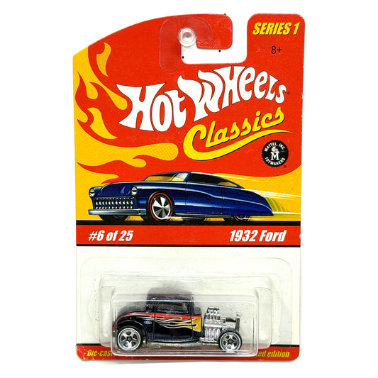 Hot Wheels Classics Series 1 1932 Ford 1:64 Diecast Black