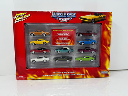 Johnny Lightning Muscle Cars USA 10-Car Collection 1:64 Diecast