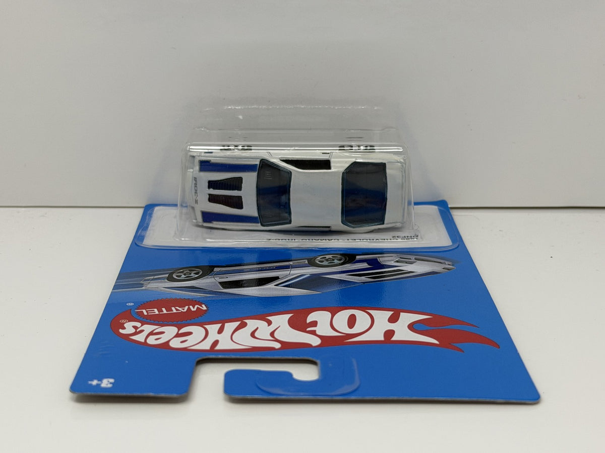 Hot Wheels Target Exclusive 1985 Chevrolet Camaro IROC-Z 1:64 Diecast White