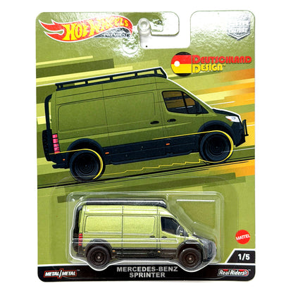 Hot Wheels Premium Deutschland Design Mercedes-Benz Sprinter 1:64 Diecast
