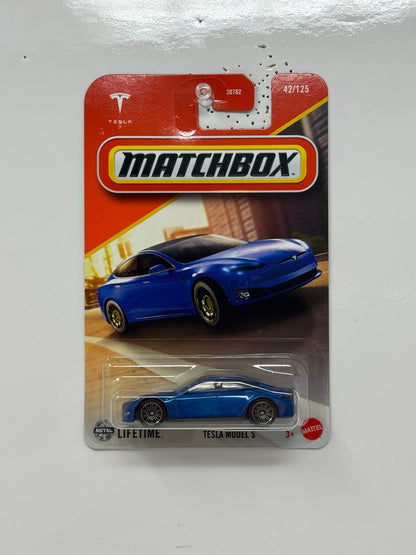 Matchbox Tesla Model S 1:64 Diecast Blue